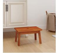 NEUF Tabouret Coiffeuse, Pouf - Taille compacte - Chaise simple - Tabouret-escabeau 38x26x22 cm Bois d'acacia solide - l38xP26xH22 c