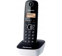 NEUF téléphone sans fil Panasonic DECT KX TG1611 blanc noir LCD