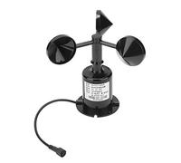 NEUFDAY 【 â 】 Capteur de Vitesse du Vent, 0-70 m/s Environnement Signal de Sortie Type d'impulsion Trois Tasses Anémomètre du capteur de Vitesse du Vent 【Cadeau de Noël, Cadeau du Nouvel an】