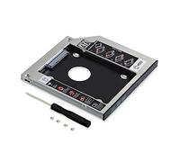 Neuftech® 2ème 2.5'' HDD SSD Adaptateur de Caddy Disque Dur 9.5 mm SATA vers SATA pour HP Dell Acer ASUS Lenovo Ordinateurs Portables