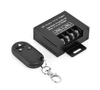 Neuftech LED SMD Variateur métallique Gradateur Dimmer sans Fil DC 12V-24V 20A Télécommande Interrupteur - Noir