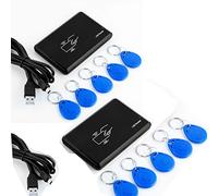 Neuftech Lot de 2 lecteurs de cartes USB RFID sans contact pour EM4100