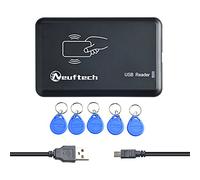 Neuftech RFID Lecteur de Carte USB ID Carte Clé RFID avec 5pcs Clé Proximité pour EM4100