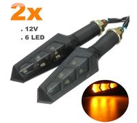 NEUFU 2Pcs 6LED Clignotants Indicateur Moto Universel