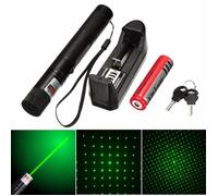 NEUFU 303 Pointeur Laser + 18650 Batterie + Chargeur + Etoile Cap