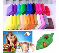NEUFU DIY 32 Couleurs Pâte Fimo Argile Poterie Modelage +5 Jouet Outils