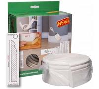 Neuhofer Holz 713460 Profil Hambourg Plinthe flexible 12 x 90 mm, blanc