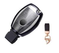 NEUHOO Auto Accessoires compatible avec Mercedes V Classe Vito W447 2014-2023 Housse de clé et porte-clés, boîtier de clé en silicone pour carte clé (Noir)