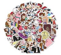 NEULEBEN Disney Multicolor Autocollants Gravity Falls - Thème de dessin animé - En vinyle imperméable - Graffiti - Pour ordinateur portable, guitare, bagages, skateboard, adolescents et adultes