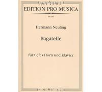 Neuling H. - Bagatelle - Cor et Piano