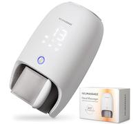 NEUMASSAGE Masseur de main avec 9 modes et 4 options de chauffage pour chaud et froid | Masseur de main avec chaleur et compression | Blanc