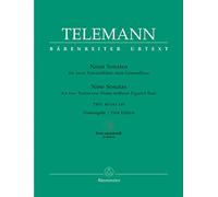 Neun Sonaten für zwei Traversflöten ohne Bass