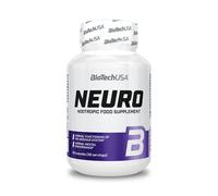 BioTechUSA Neuro Complément alimentaire sous forme de gélule avec des extraits végétaux, des vitamines et des mineraux, 60 capsules