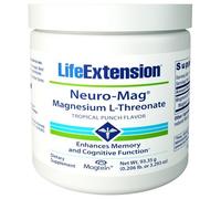 Neuro-Mag MAGNÉSIUM L-THRÉONATE Mélange Tropical Parfum 93.35 Grammes Par Life
