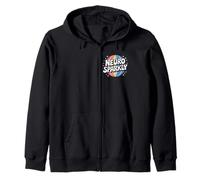 Neuro Sparkly Disco Neurodiversité autisme TDAH Sweat à Capuche