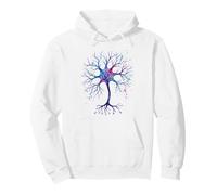 Neurobiologie Neurone Cell Aquarelle Cerveau Science Sweat à Capuche