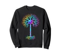 Neurobiologie Neurone Cell Brain Science Rainbow Colors Sweatshirt