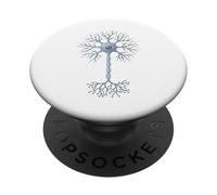 Neurobiologie Neurone Cell Brain Science Structure neurale PopSockets PopGrip Adhésif