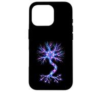 Neurobiologie Neurone Cell Signal électrique Brain Science Coque pour iPhone 16 Pro