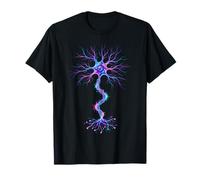 Neurobiologie Neurone Cellule Cerveau Science Style Artistique T-Shirt