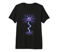 Neurobiologie Neurone Cellule Cerveau Science Style Artistique T-Shirt Haut de Gamme