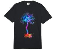 Neurobiologie Structure cellulaire des neurones Science du réseau neuronal Comfort Colors Adult Heavyweight T-Shirt