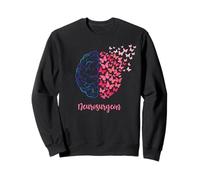 Neurochirurgien Médecin Cerveau Papillons Soins de santé médicaux Sweatshirt
