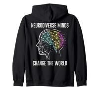 Neurodiverse Minds Change World Autism Autistic Sweat à Capuche