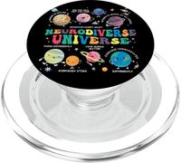 Neurodiverse Universe Space Planet Autisme Enseignant de Sensibilisation à l'Autisme PopSockets PopGrip pour MagSafe