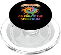 Neurodiversité Cerveau Spectre Sensibilisation à l'Autisme TDAH Hommes Enfants PopSockets PopGrip pour MagSafe
