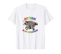 Neurodiversité Rainbow Wildlife Graphic Art T-Shirt Graphique avec Valeur