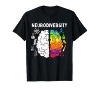 Neurodiversité - TDAH Autisme Asperger Dyslexie Dyspraxie Cerveau T-Shirt