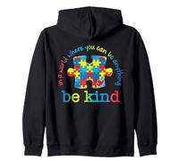 Neurodiversity Brain Autism Awareness ASD ADHD Unisexe Adulte Sweat à Capuche