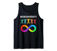 Neurodiversity Neurodivergent Rainbow Affinity ADHD Autism Débardeur