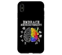 Neurodiversity Shirt | Embrace ADHD Autism ASD Tshirt Coque pour iPhone XS Max