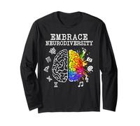 Neurodiversity Shirt | Embrace ADHD Autism ASD Tshirt Manche Longue