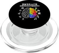 Neurodiversity Shirt | Embrace ADHD Autism ASD Tshirt PopSockets PopGrip pour MagSafe