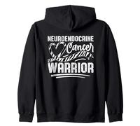 Neuroendocrine Cancer Warrior Ruban en forme de cœur Sweat à Capuche