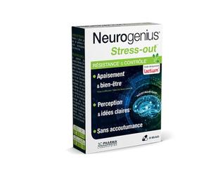 NEUROGENIUS STRESS OUT | Gestion du Stress et Résistance | Complément Nootropique pour la Sérénité Mentale | Formule avec Basilic Sacré, Rhodiola & Grande Camomille | 30 Capsules - 3C PHARMA
