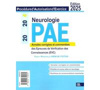 Pae annales evc corrige neurologie 2025