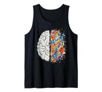 Neurologue Cerveau Gauche et Droite Pensée Créativité Concept Débardeur