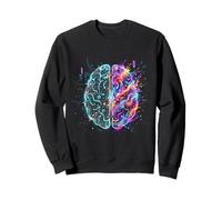 Neurologue Neuroscience Cerveau Pensée Gauche et Droite Esprit Sweatshirt