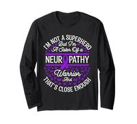 Neuropathy Warrior Awareness Super-héros Neuropathy Warrior Manche Longue