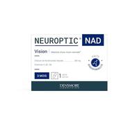 NEUROPTIC NAD - 300 mg Nicotinamide riboside - Rétablit le taux de NAD+ - Santé visuelle - Vitamines C, B2 et B6 - Complément alimentaire - 90 gélules - 3 mois