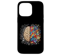 Neuroscience du Cerveau coloré pensée Gauche et Droite Coque pour iPhone 14 Pro Max