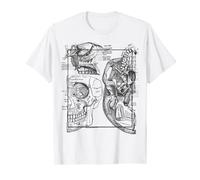 Neuroscience Gifts Anatomie des os craniens humains T-Shirt