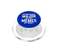 Neuroscience Major by Day Memes Night Étudiant en Sciences neuronales PopSockets PopGrip pour MagSafe