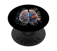 Neurosciences Cerveau pensée Science créativité Esprit PopSockets PopGrip Adhésif