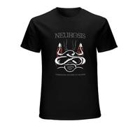 Neurosis: Trough Silver in Blood Tops Tee Men Blank Customized Short Sleeve T-Shirt Black XL