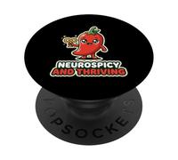 Neurospie : Une Conscience florissante de la neurodiversité | Neurodivergent PopSockets PopGrip Adhésif